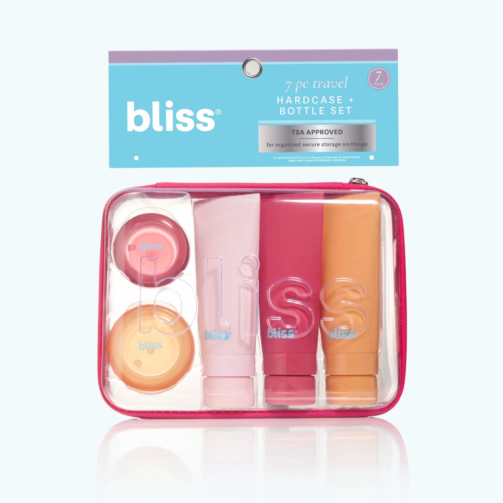 Spa To Go Hardcase   Travel Bottle Set