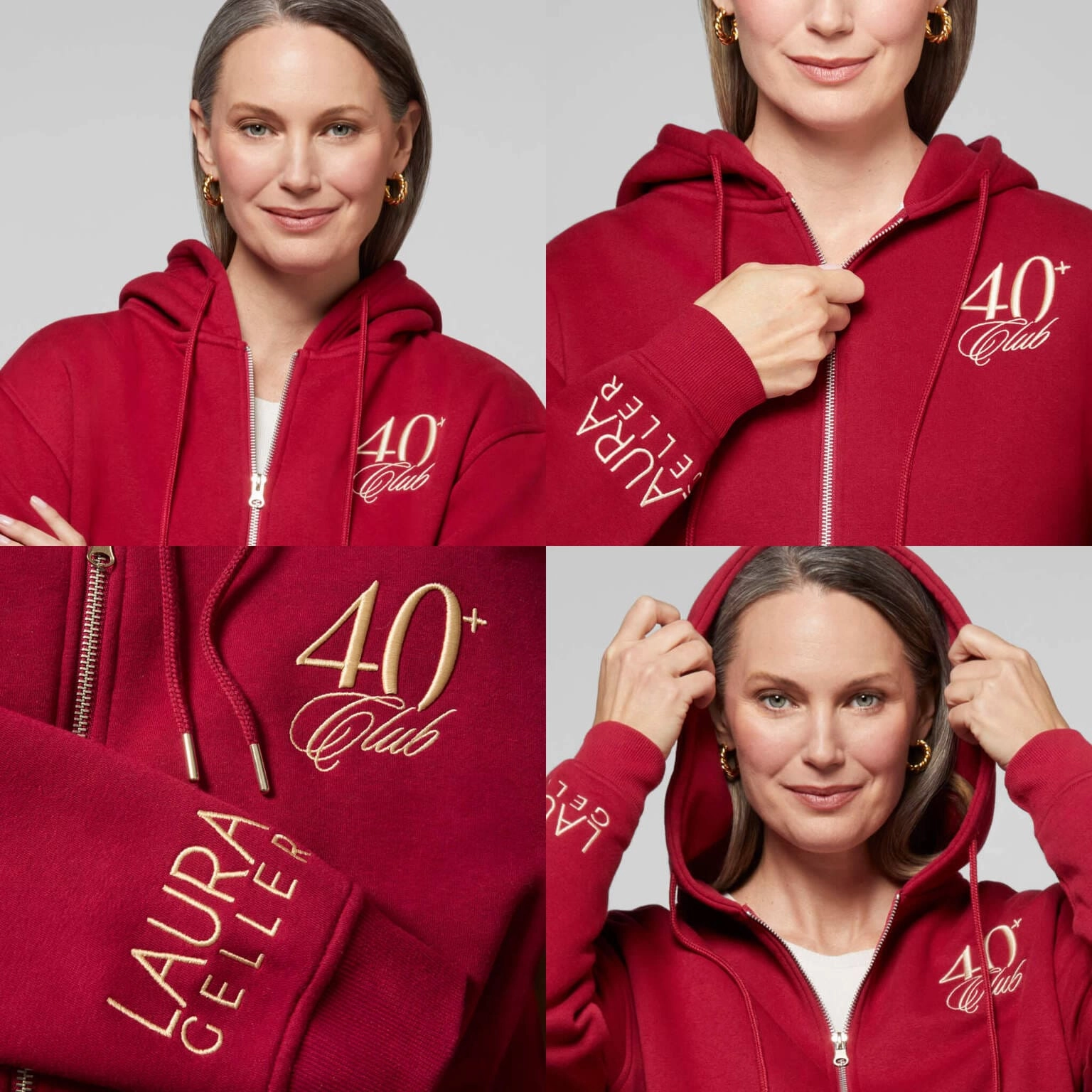 The 40  Club Zip-Up Sweatshirt